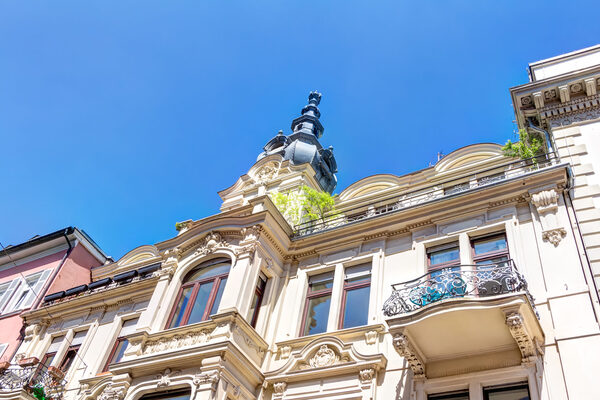 Historische Architektur in der Wiesbadener Innenstadt