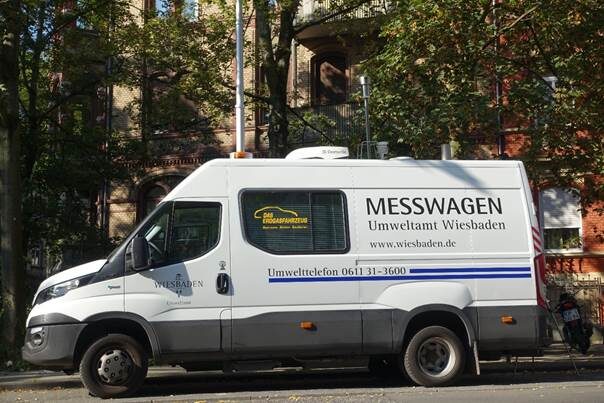 Messwagen Umweltamt Wiesbaden