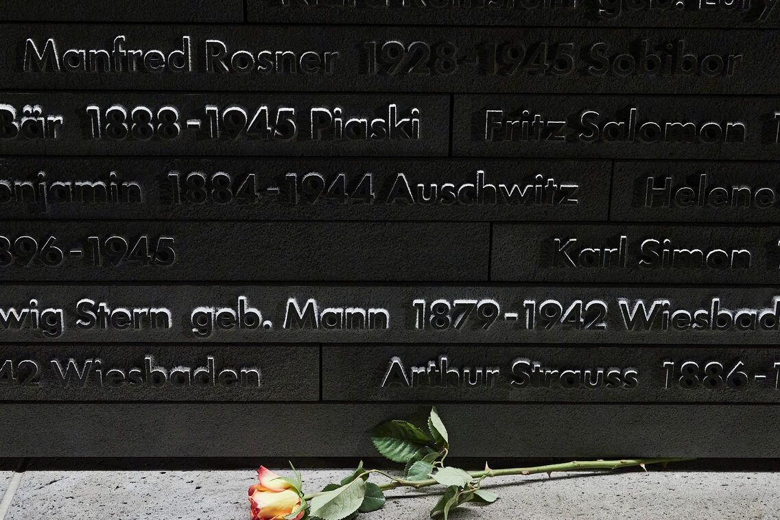 Conmemoración de los pogromos de noviembre de 1938