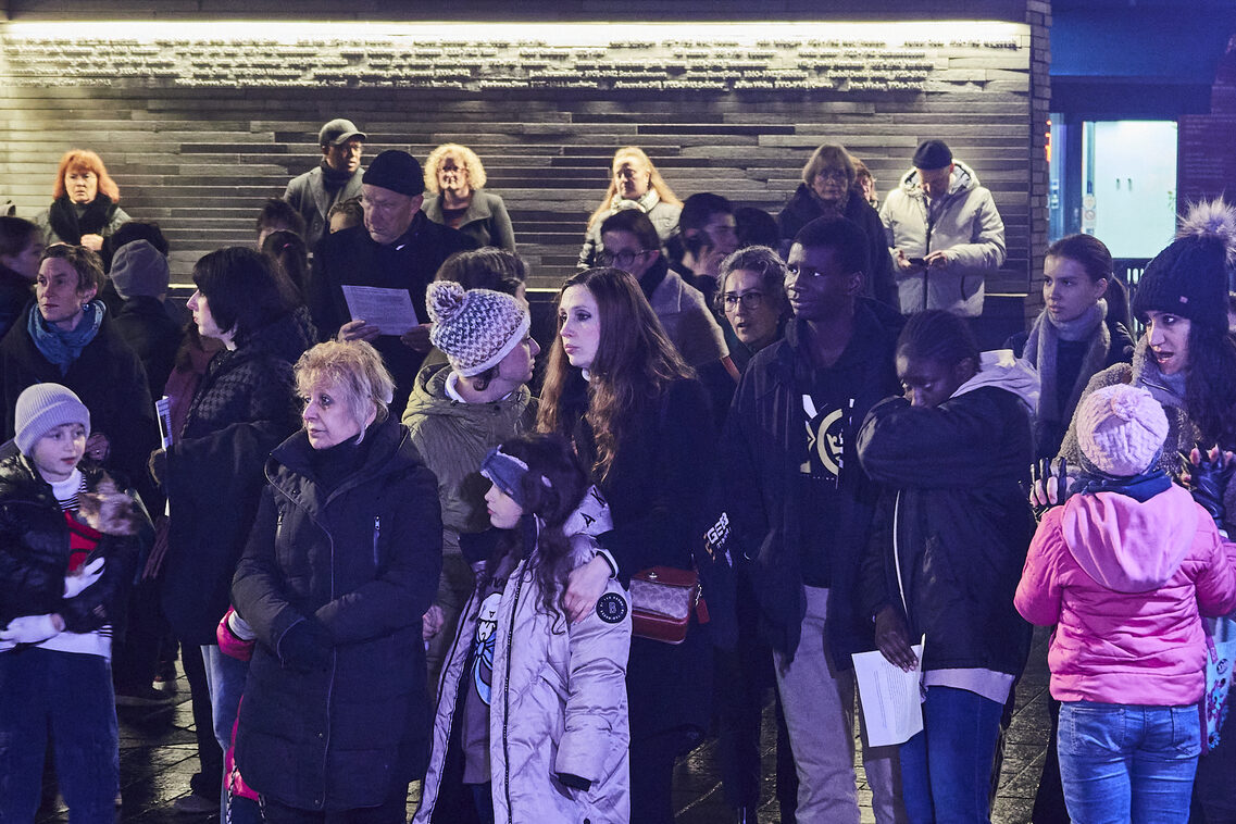 Conmemoración de los pogromos de noviembre de 1938