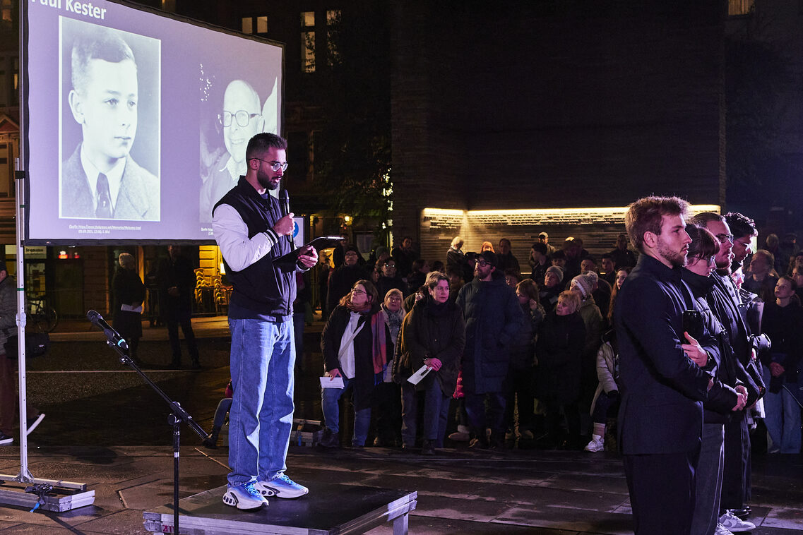 Conmemoración de los pogromos de noviembre de 1938