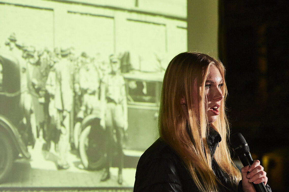 Conmemoración de los pogromos de noviembre de 1938