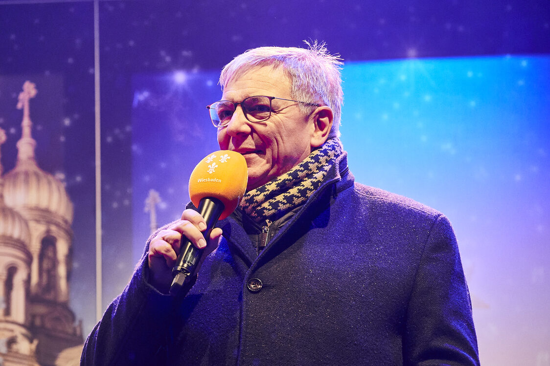 Eröffnung Sternschnuppenmarkt 2025/Oberbürgermeister Gert-Uwe Mende