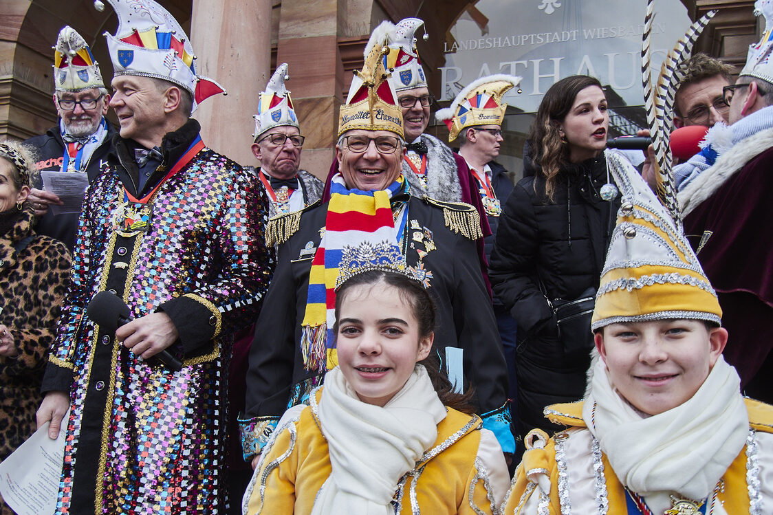 Kinderumzug und Sturm aufs Rathaus