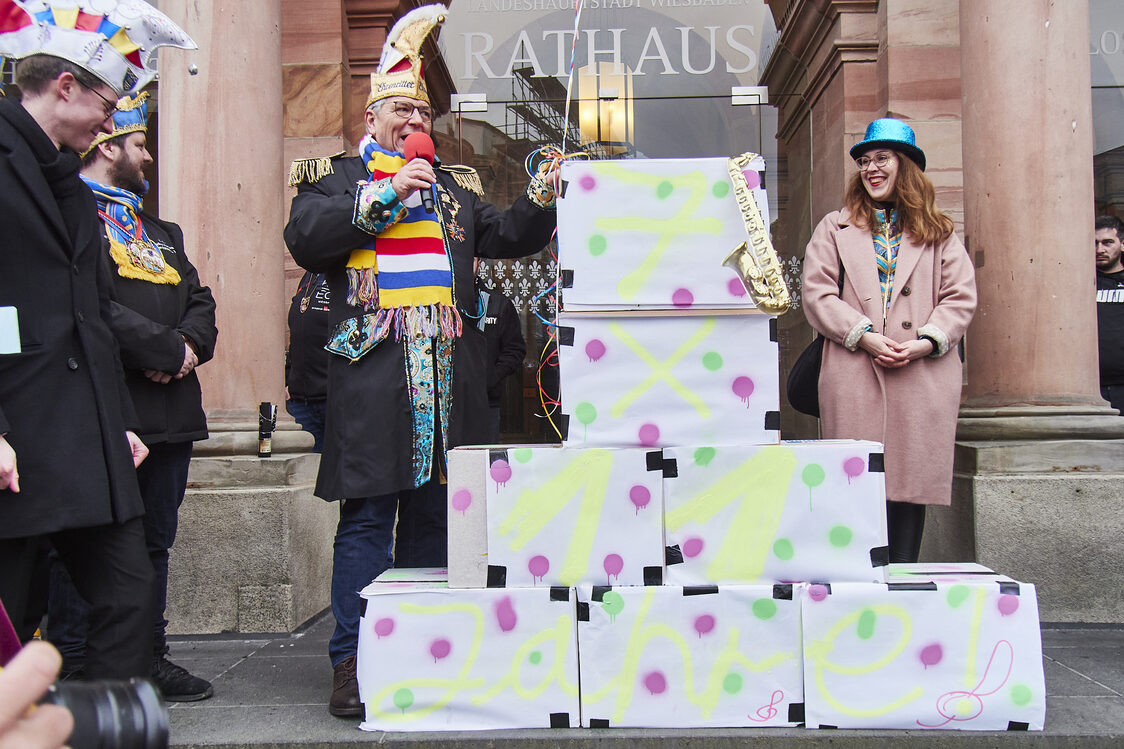 Kinderumzug und Sturm aufs Rathaus