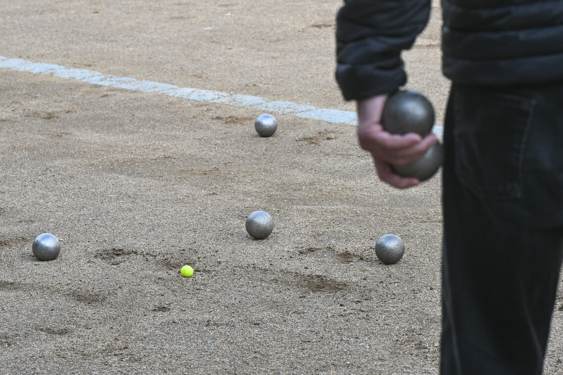 Boulebahn auf dem Luisenplatz