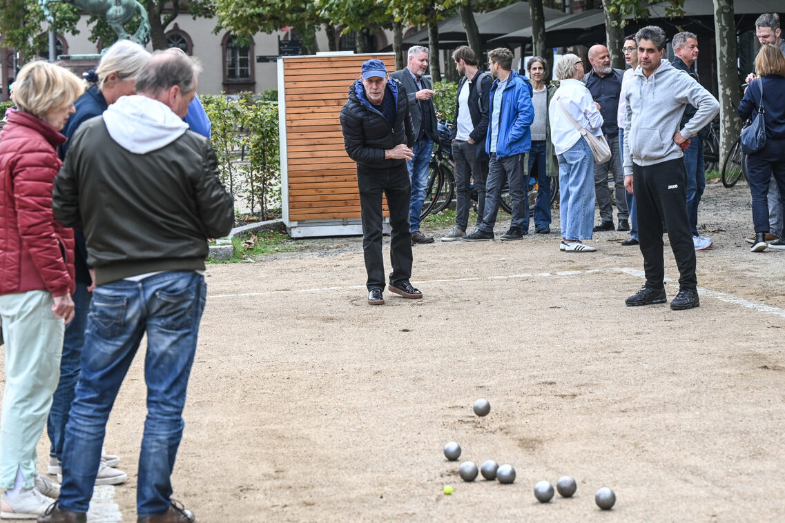 Boulebahn auf dem Luisenplatz