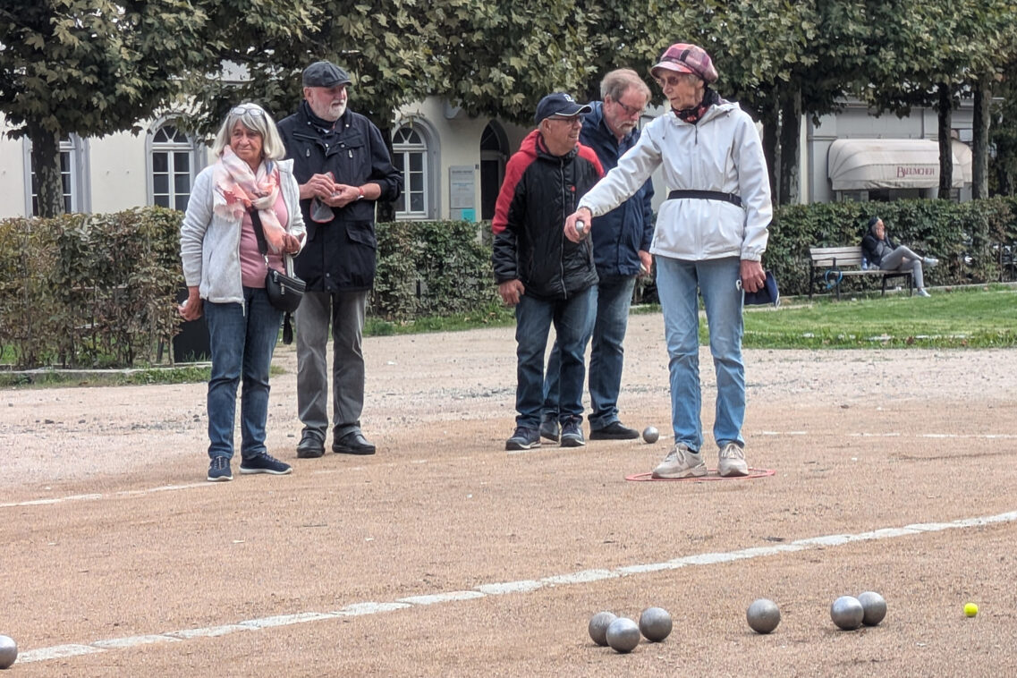Boulebahn auf dem Luisenplatz