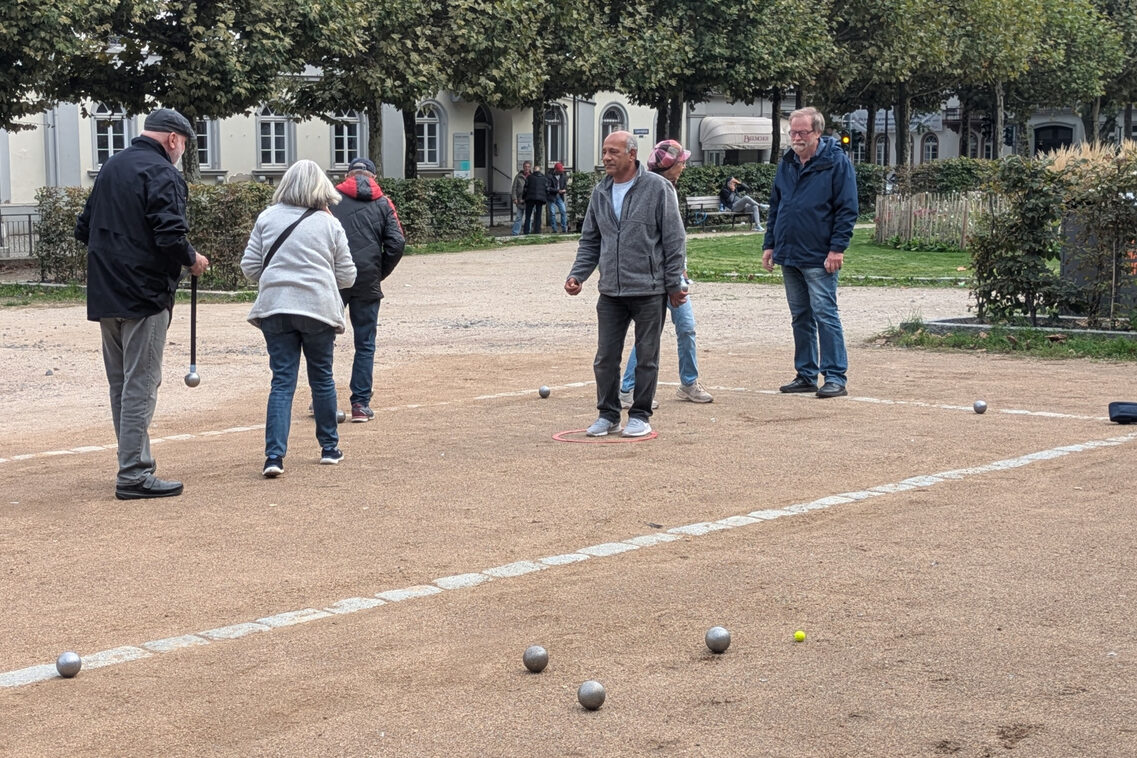 Boulebahn auf dem Luisenplatz