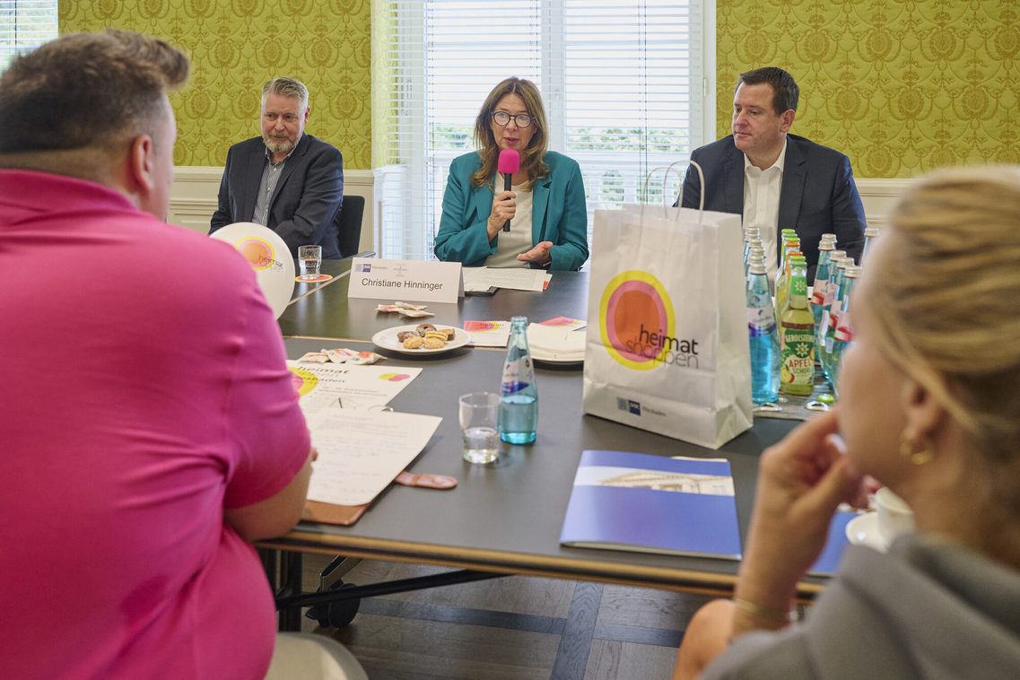 "heimat shoppen"-Pressekonferenz