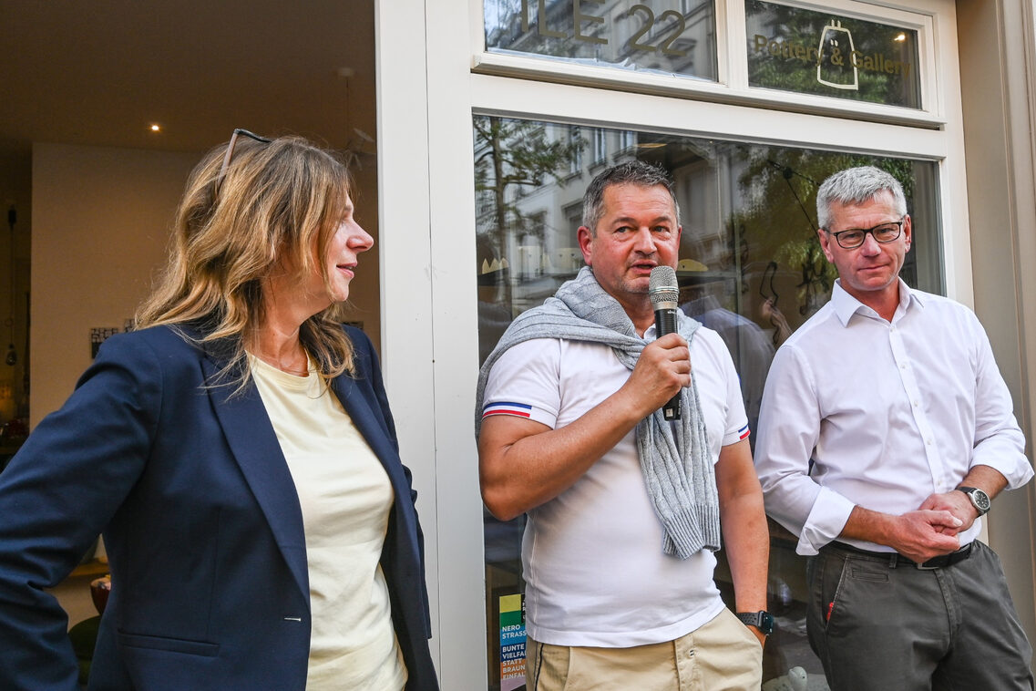 Eröffnung der neugestalteten Nerostraße