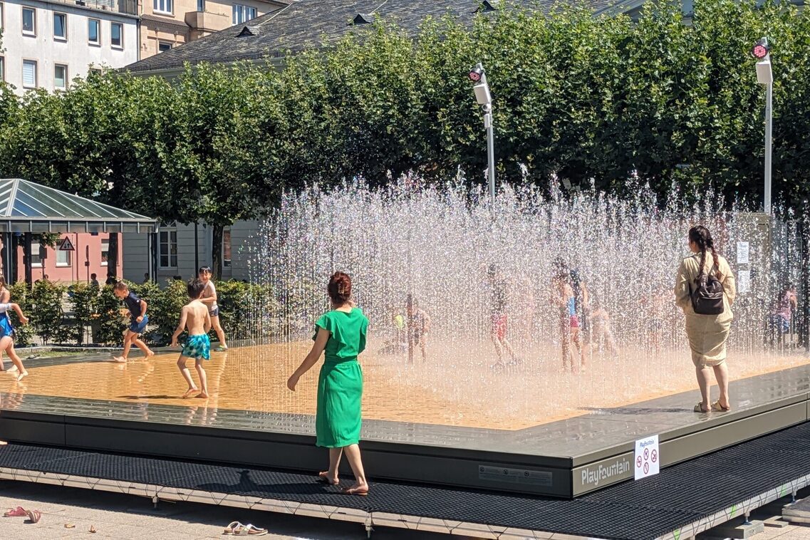 Wasserspielplatz Playfountain