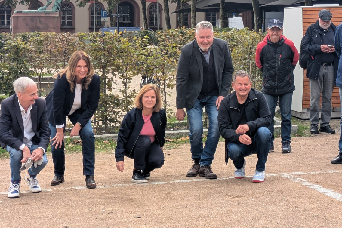 Boulebahn auf dem Luisenplatz