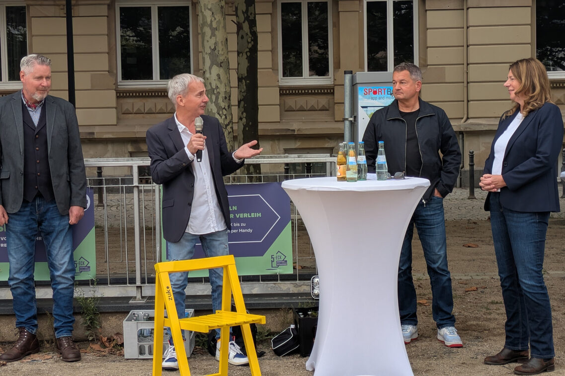 Boulebahn auf dem Luisenplatz