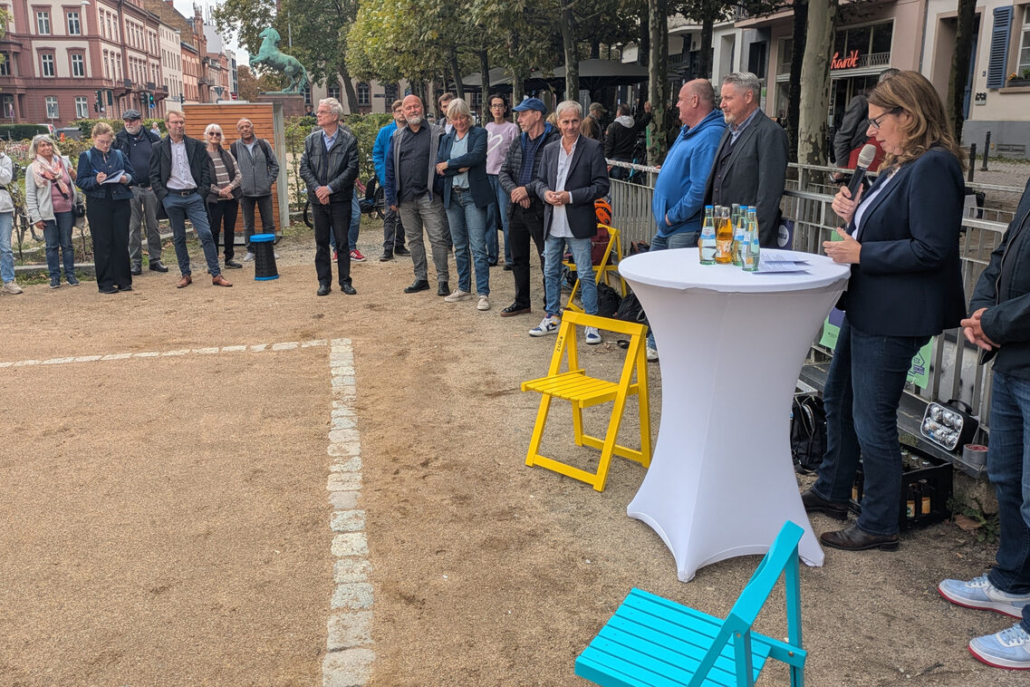 Boulebahn auf dem Luisenplatz