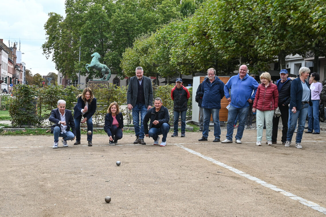 Boulebahn auf dem Luisenplatz