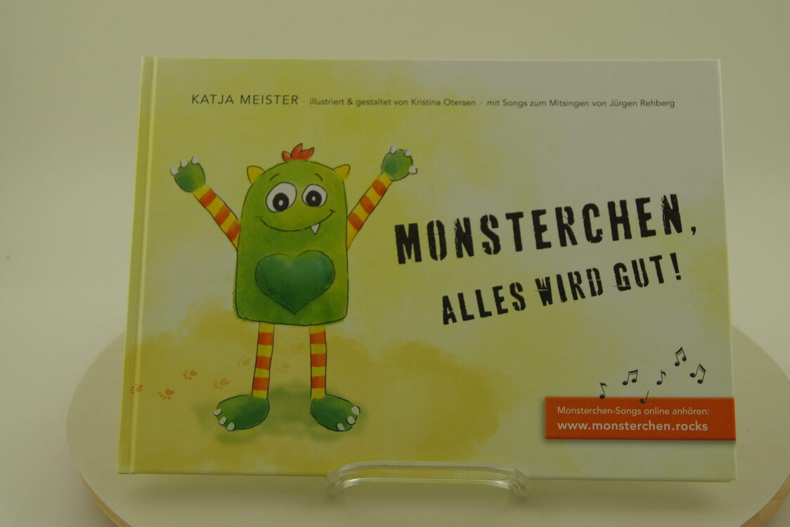 Copertina del libro per bambini Monsterchen, alles wird gut