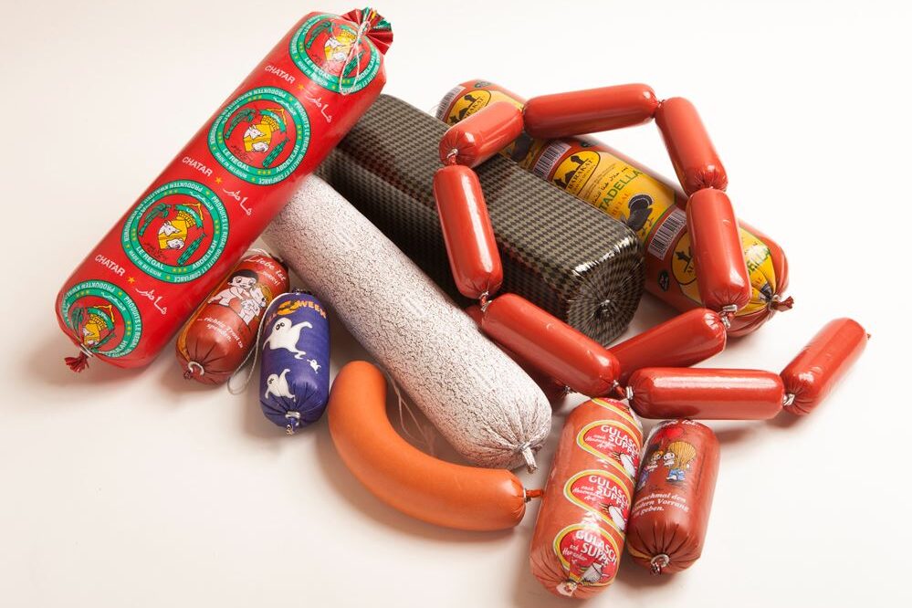 Various sausage packaging