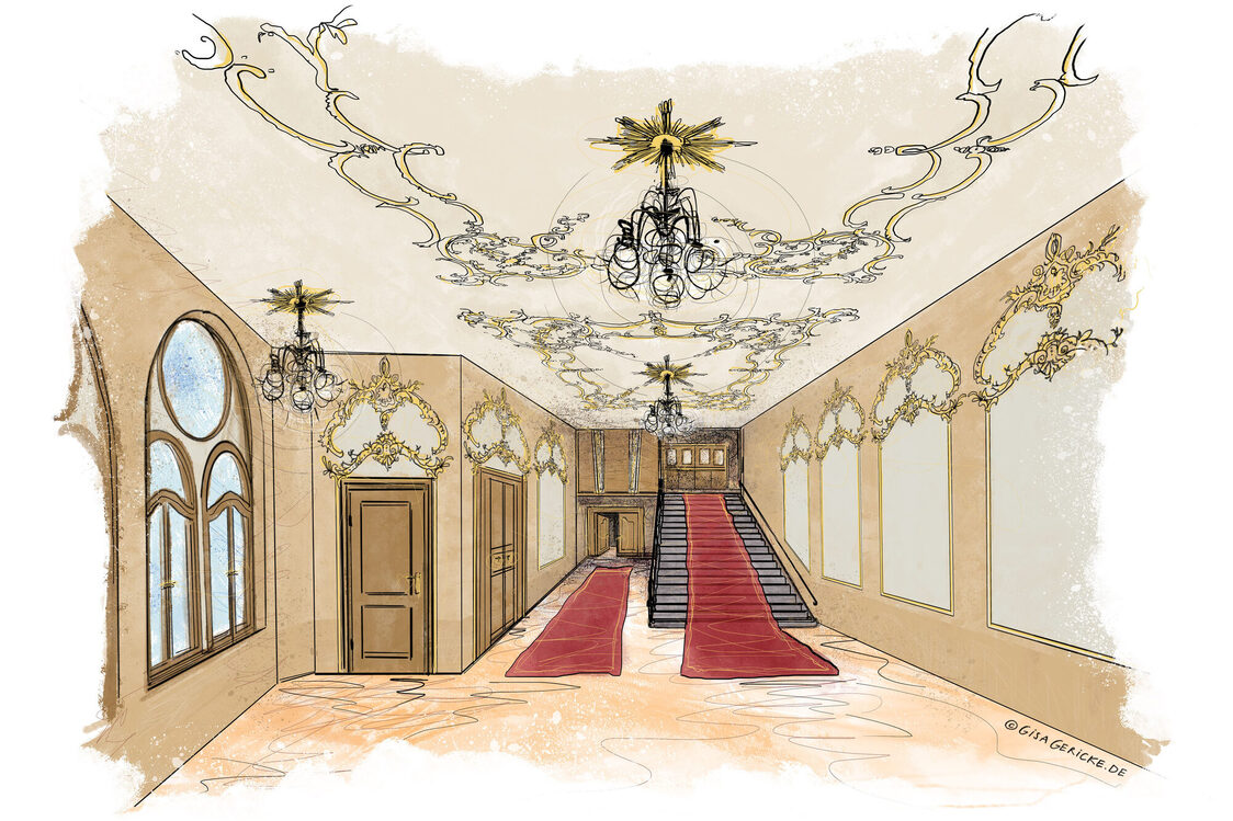 Entree im Eröffnungsjahr 1897