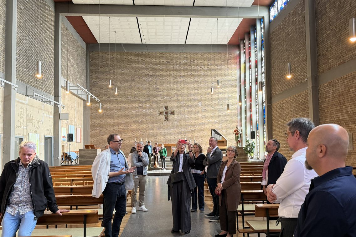 Ortsbesichtigung ehemalige Kirche Heilige Familie