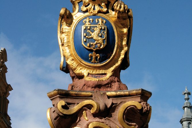 Marktbrunnen vor dem Alten Rathaus