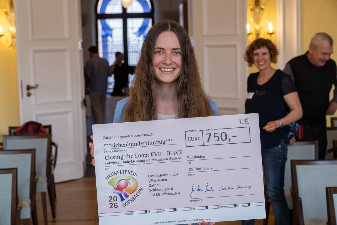 Preisträgerin "nachhaltige Babykleidung", Umweltpreis 2026