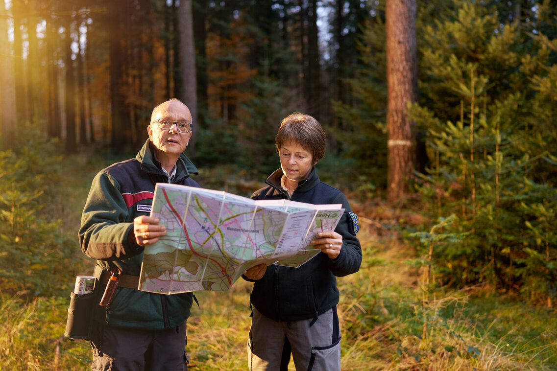 Matthias L. and Sabine R., forest managers