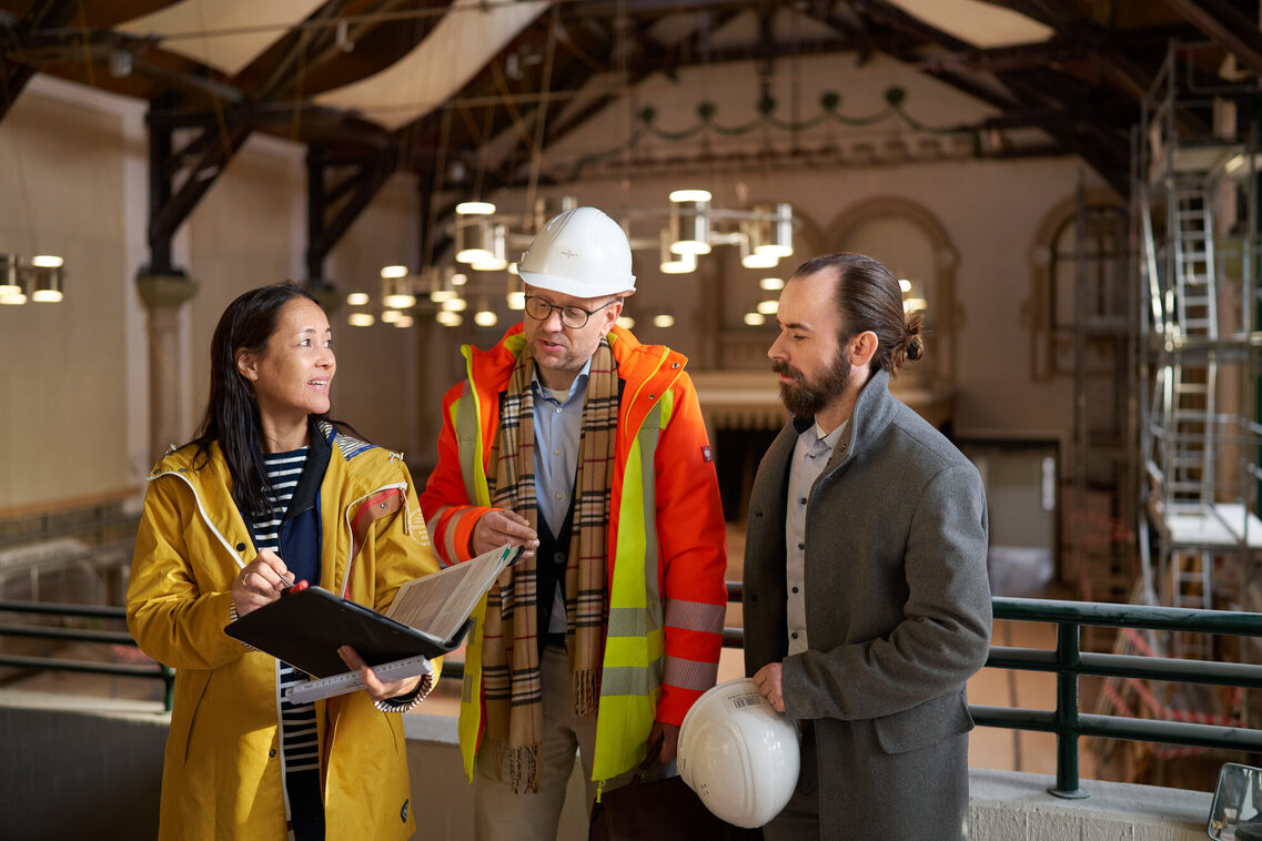 Elke L., Michael B. and Ernst Christopher B., engineer and engineers
