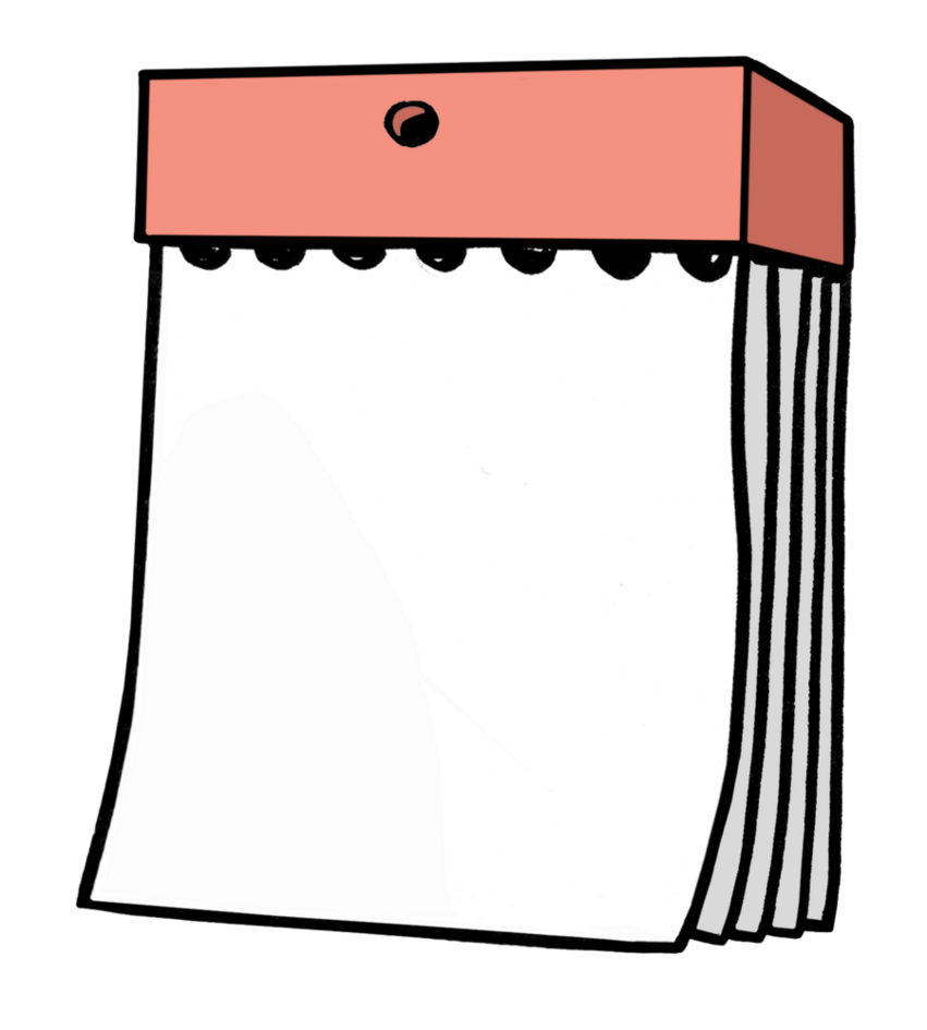 Bild von einem Abreißkalender