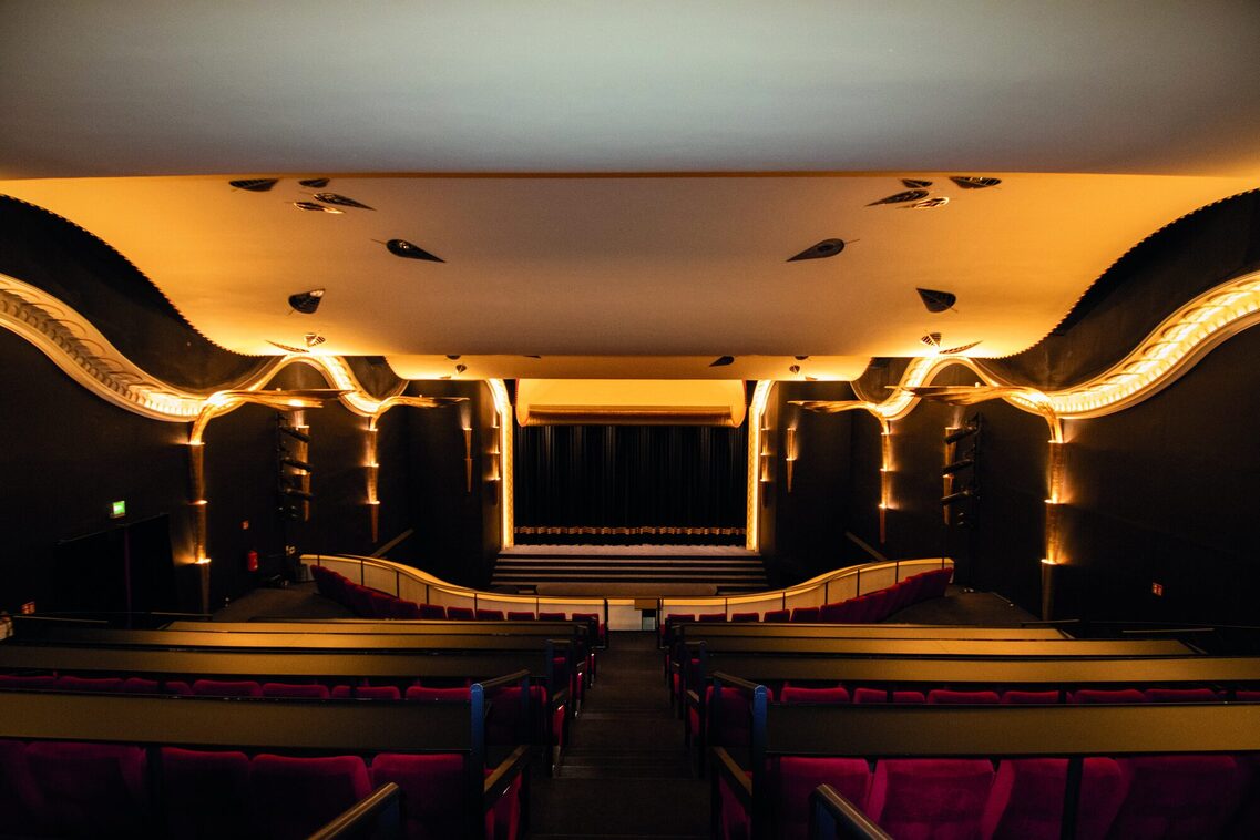 View into the movie theater