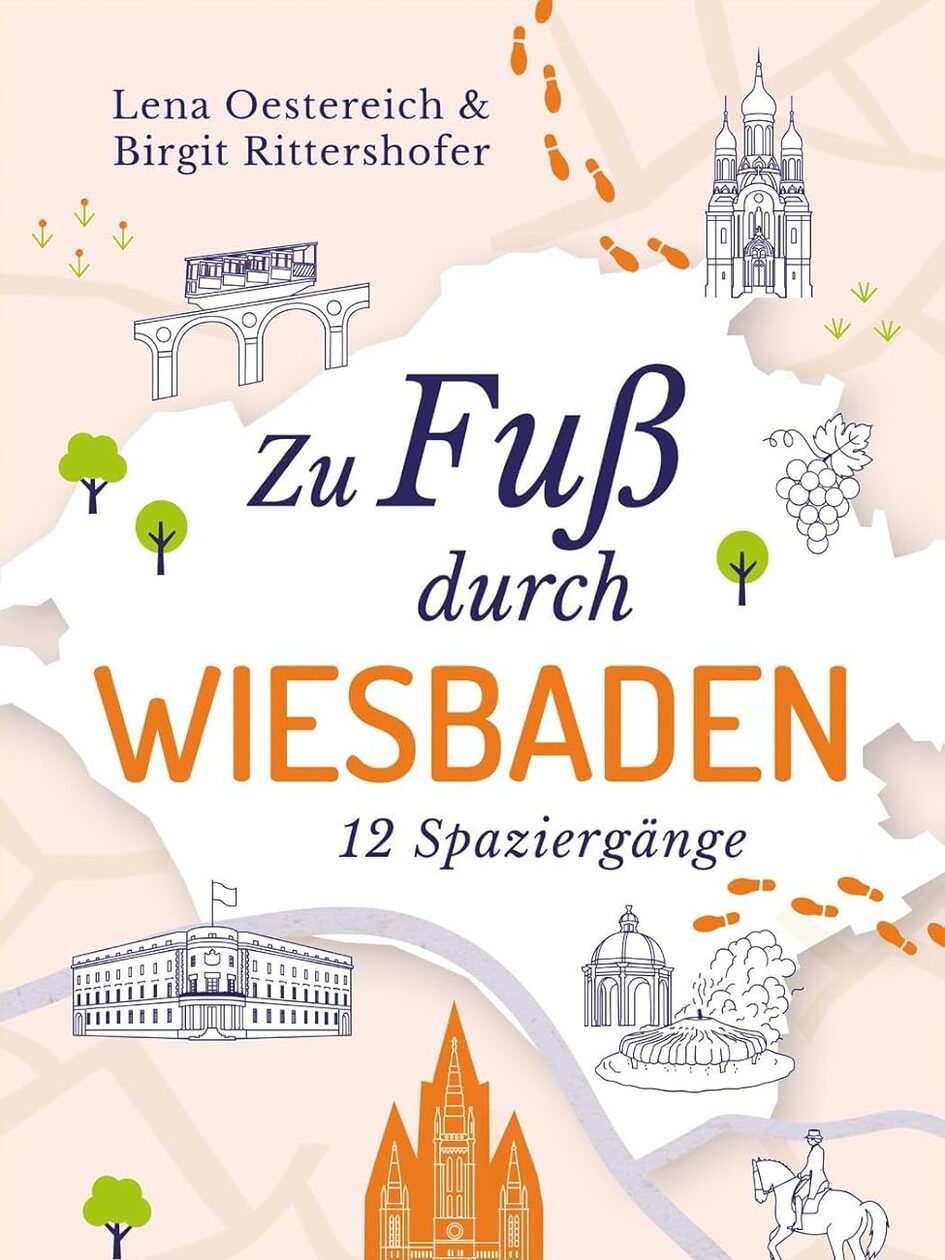 Cover on foot through Wiesbaden