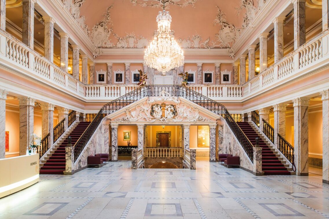 View into the marble hall at Henkell Freixenet