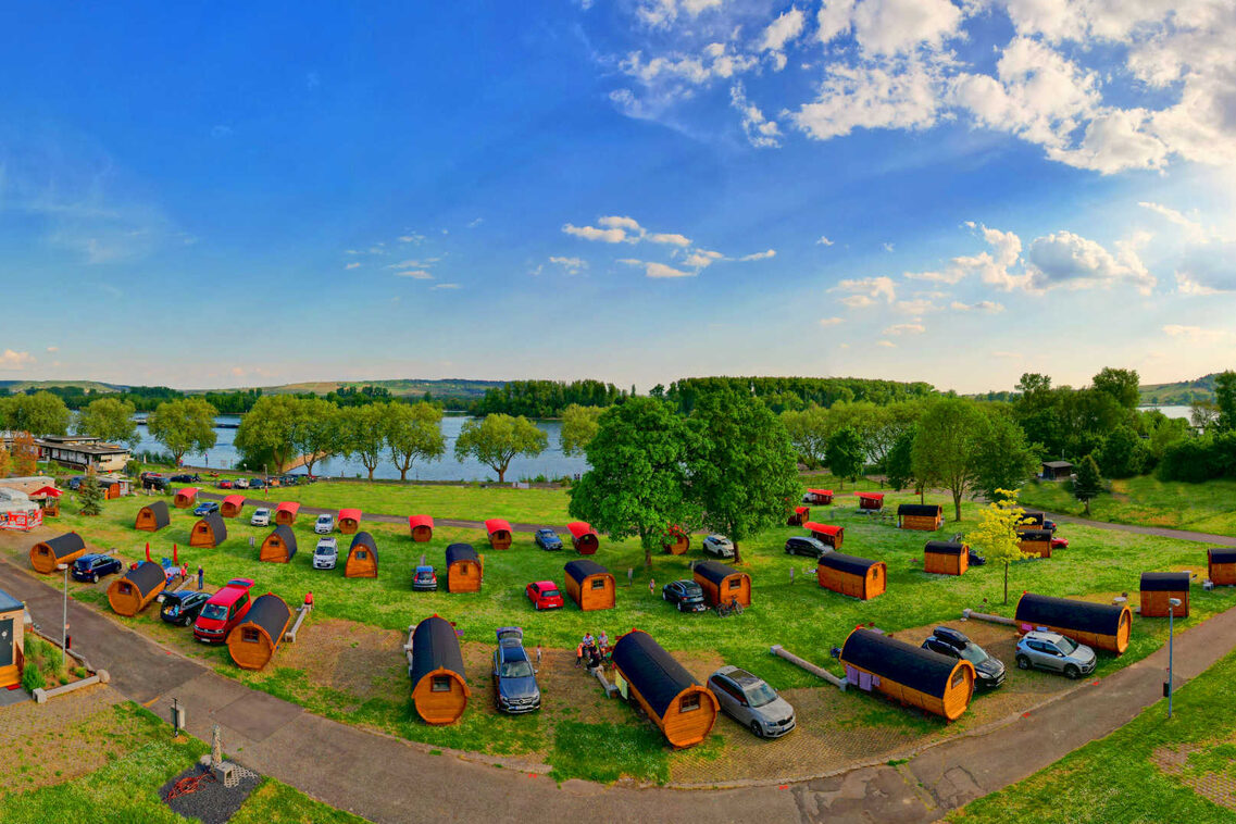 Campsite from above