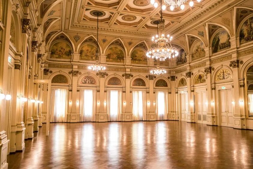 منظر لقاعة الاحتفالات