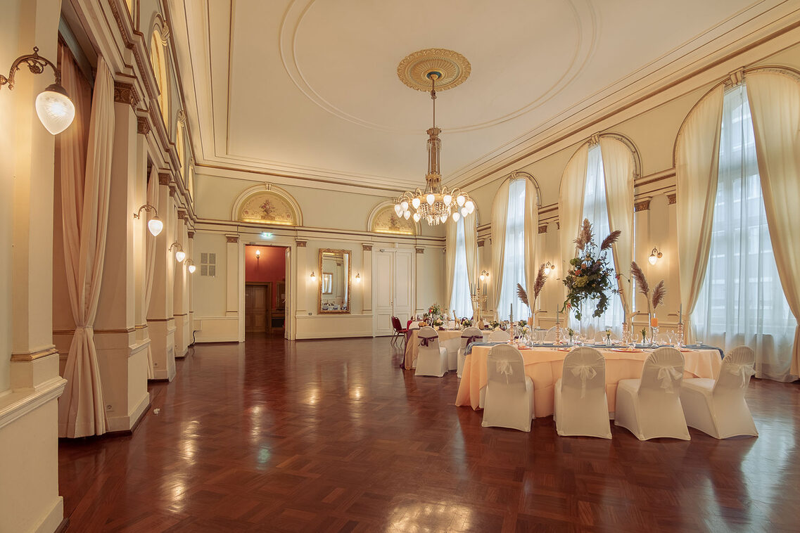 Widok na salę świąteczną