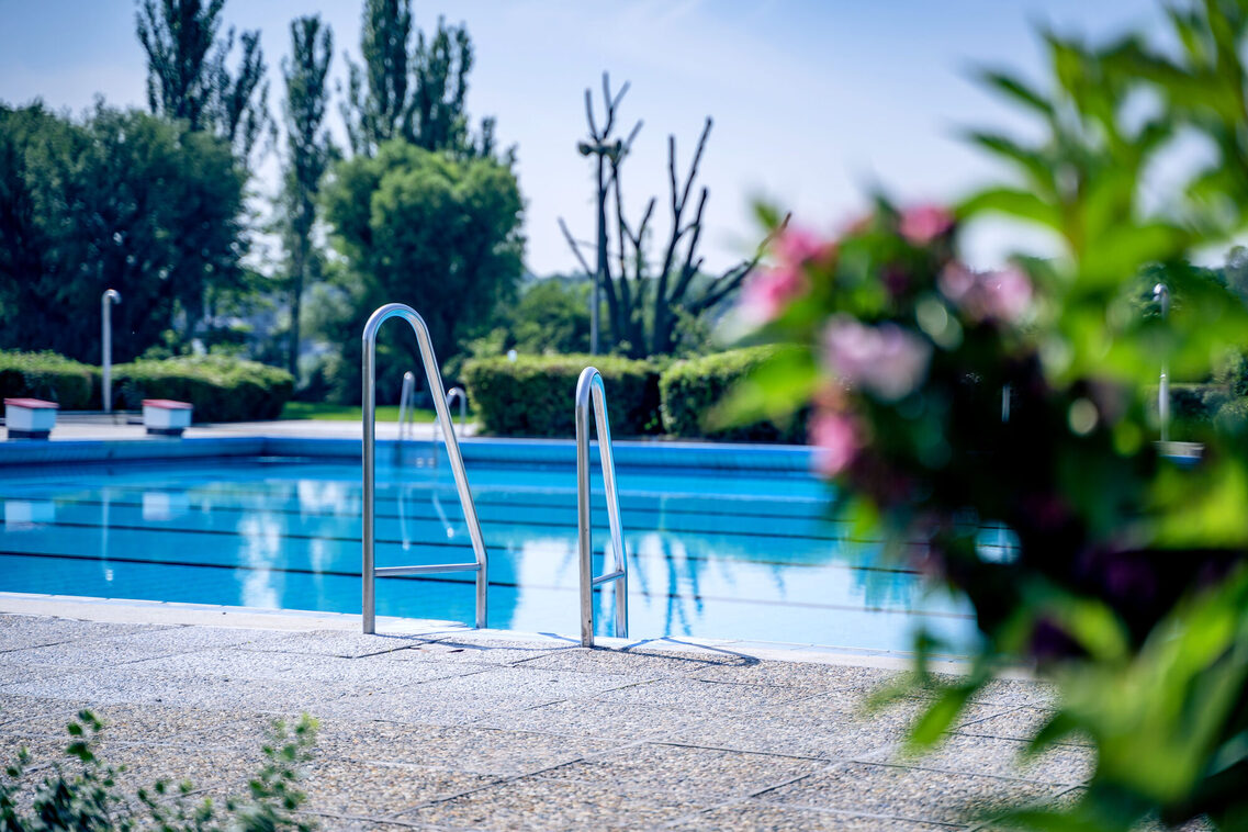 View of the swimming pool