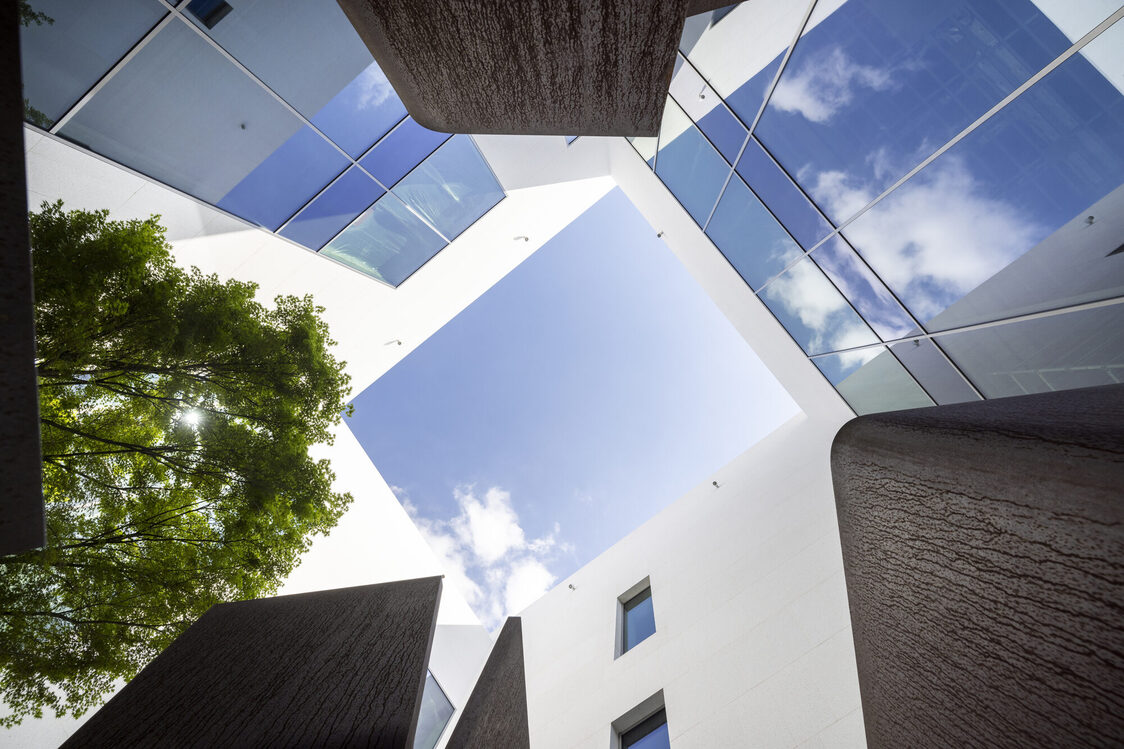 Blick aus dem Artrium