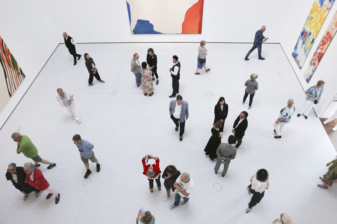 Vista de los visitantes desde arriba