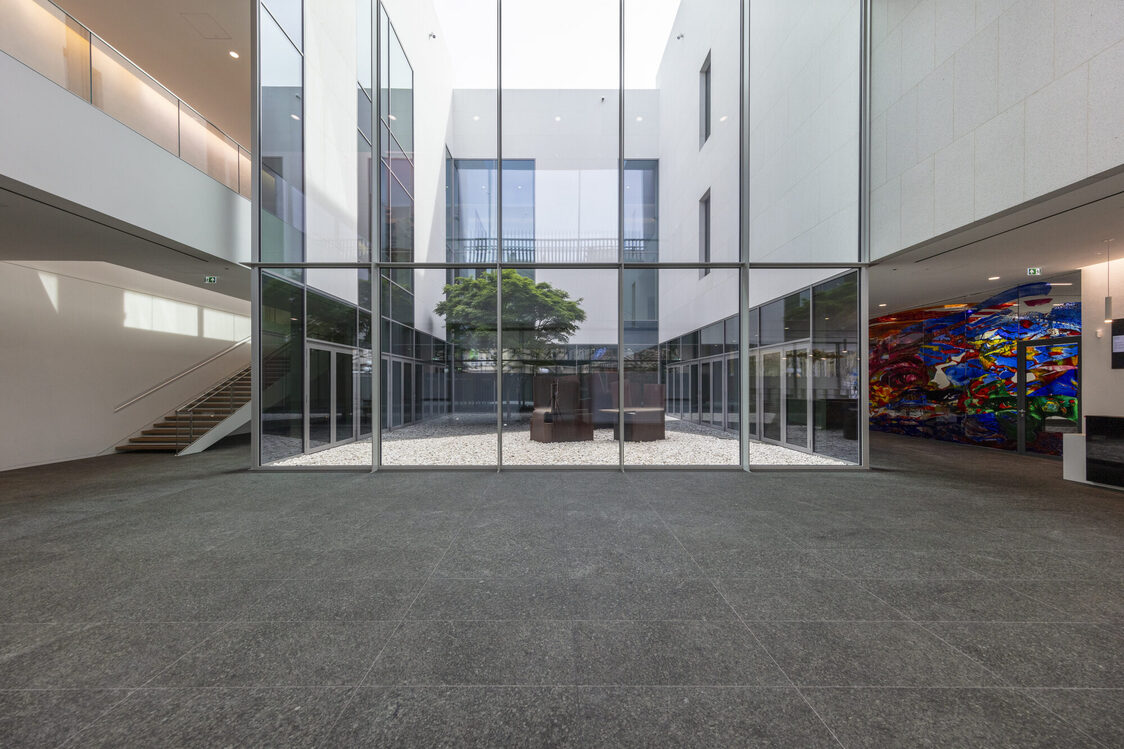 Blick auf das Artrium