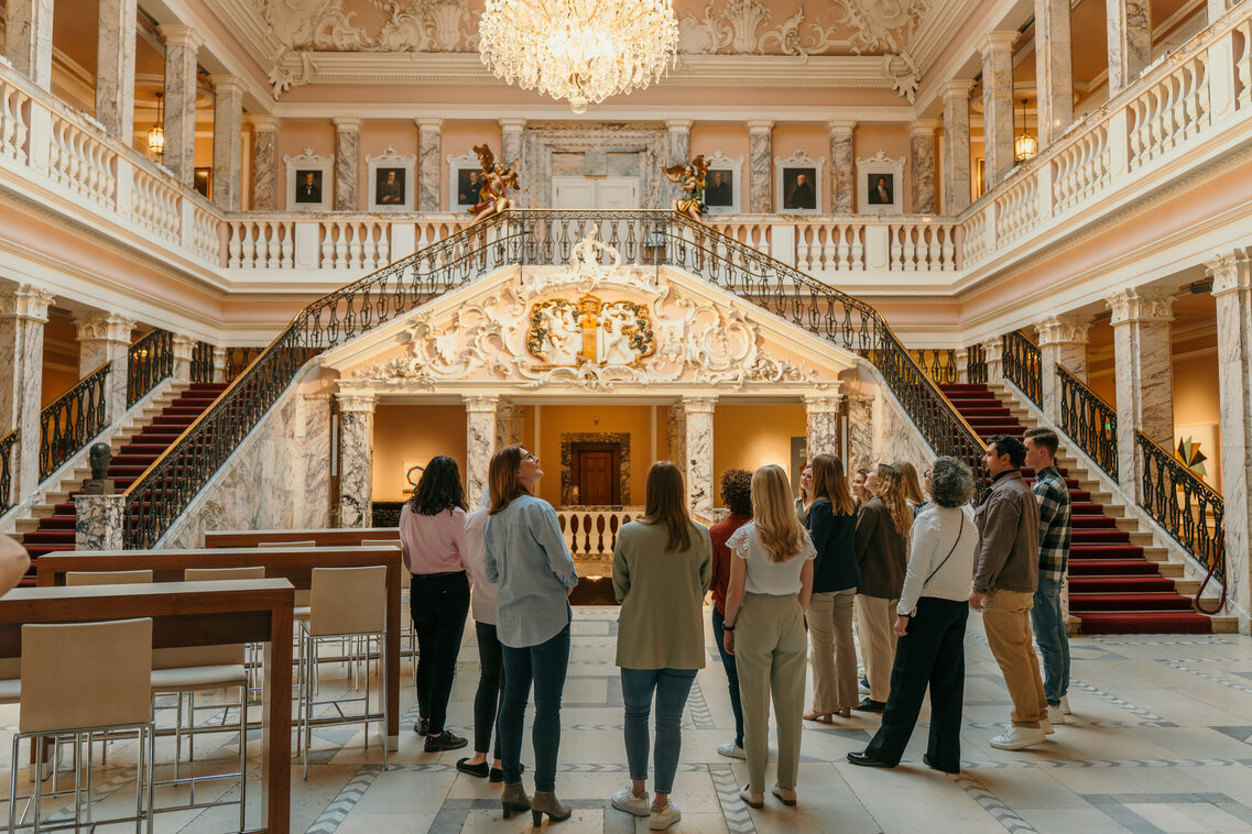View into the Marble Hall