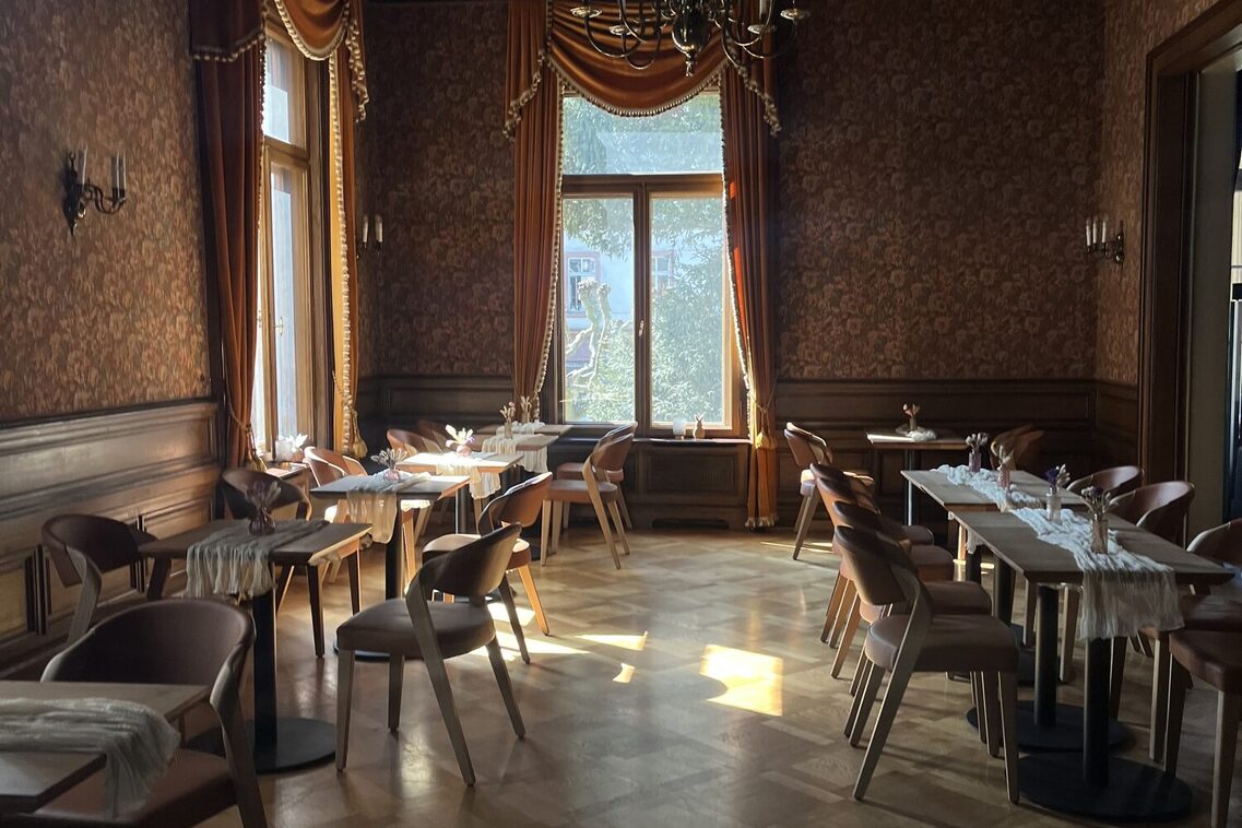 View into the café