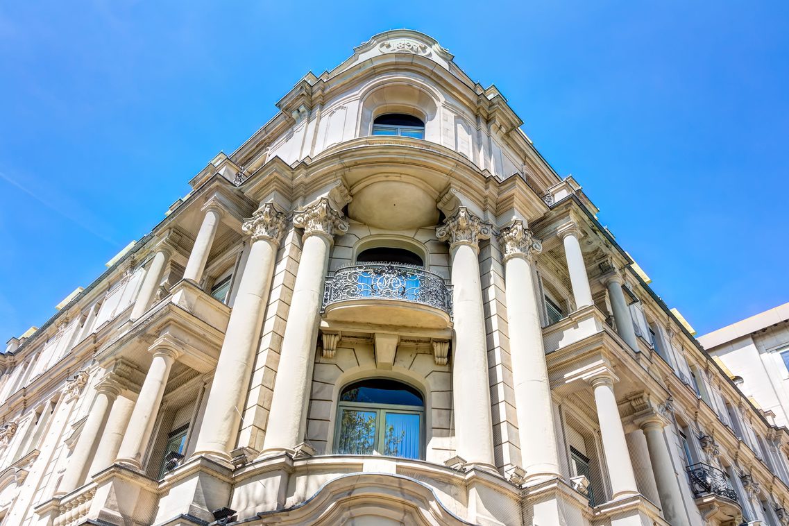Historische Architektur in der Innenstadt von Wiesbaden