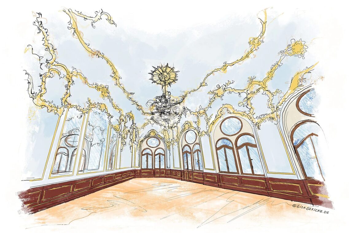 Hall of Mirrors in the opening year 1897