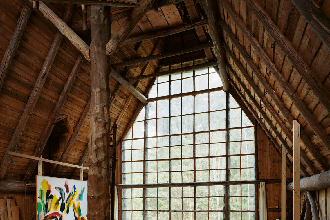 Estudio de Wolfgang Hollegha en el Rechberg, abril de 2025