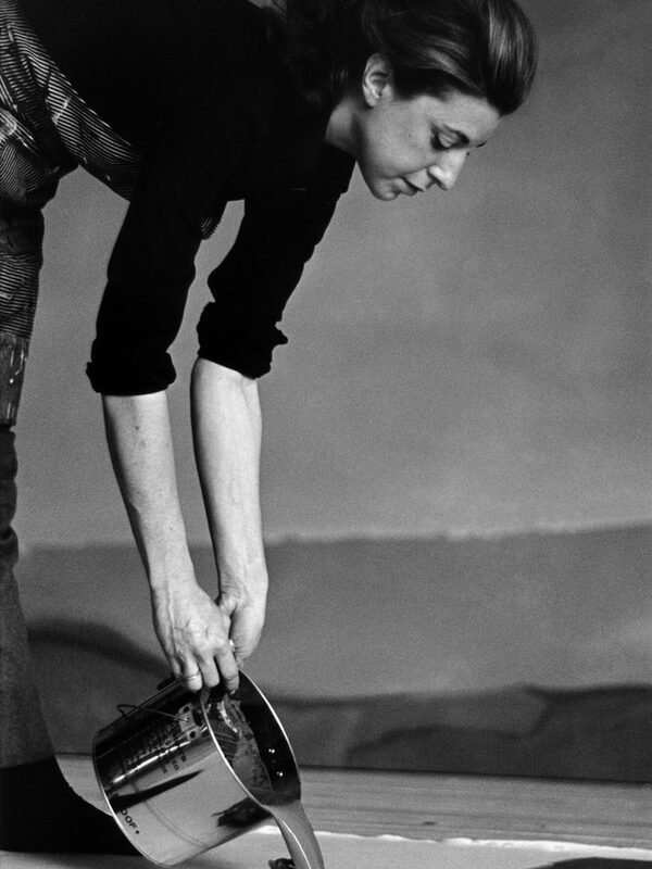 Frankenthaler at work