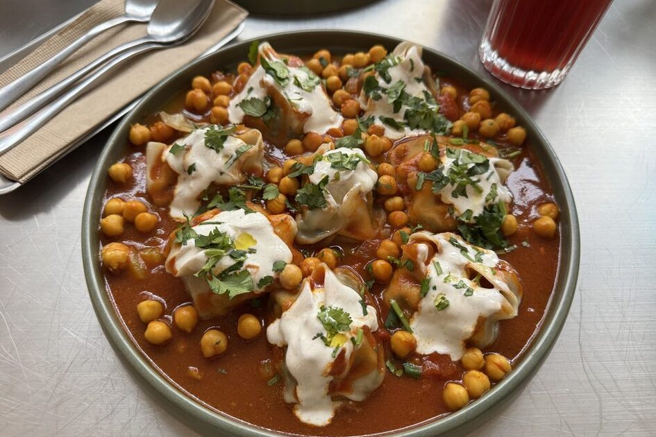 Dumplings on a plate