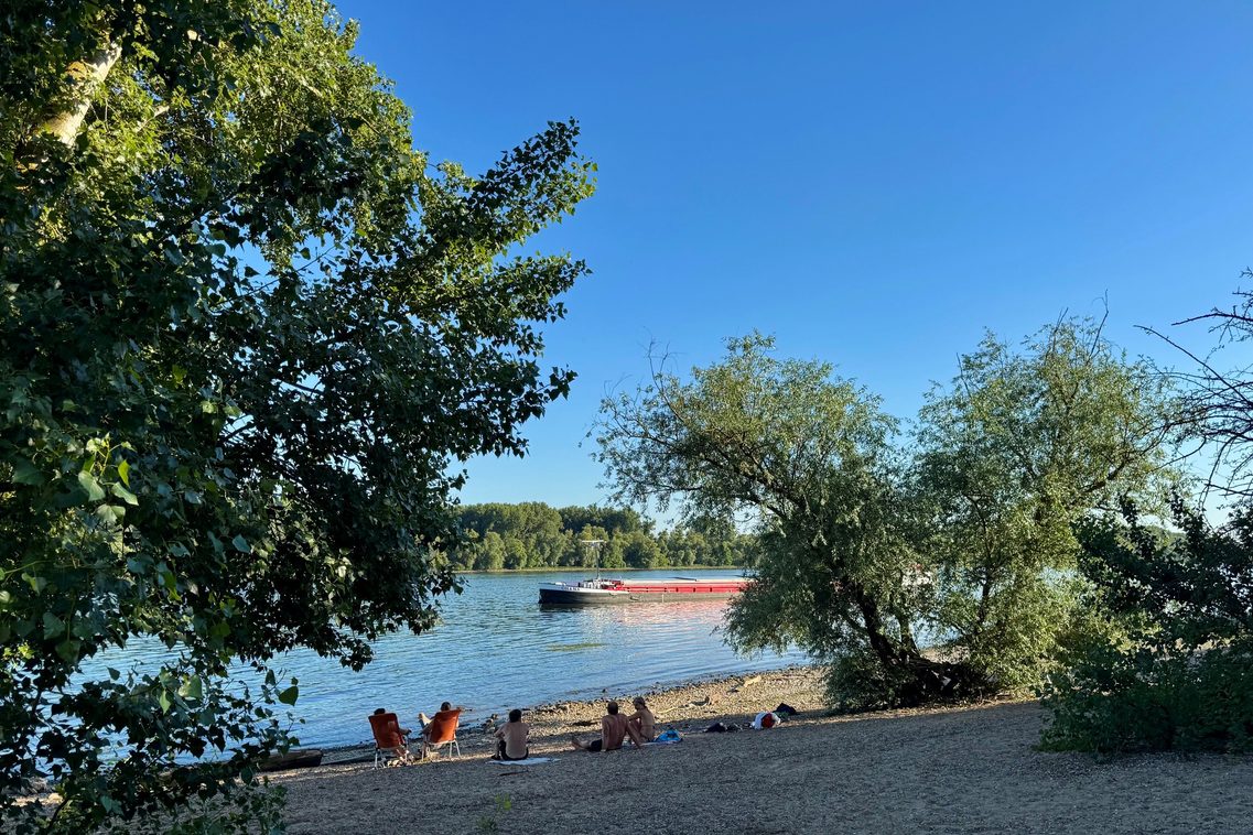 Strand in Walluf