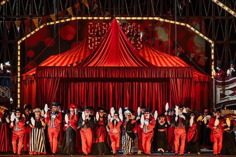 Bühnenszene - Zirkus