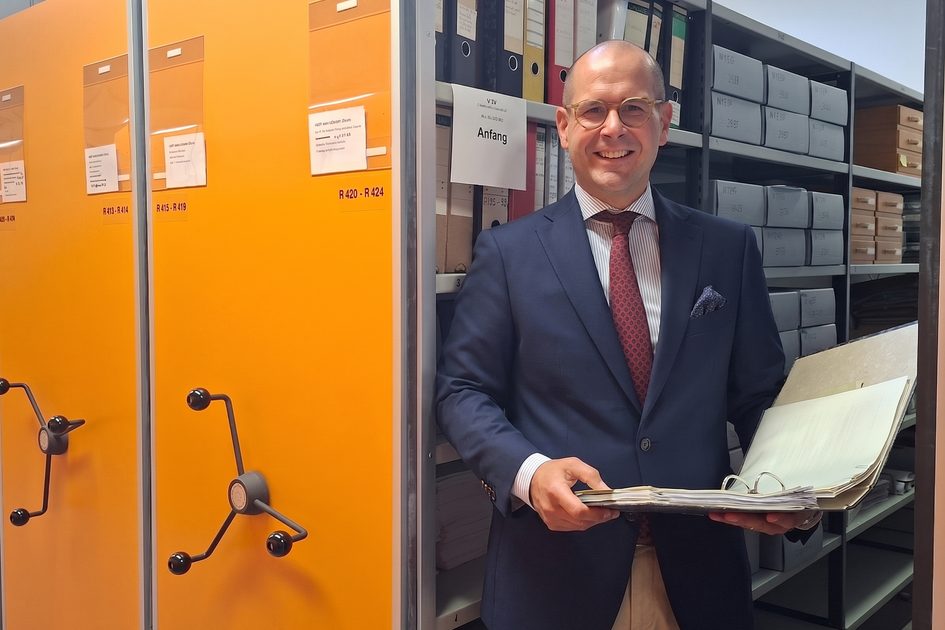 Dr. Peter Quadflieg im Stadtarchiv