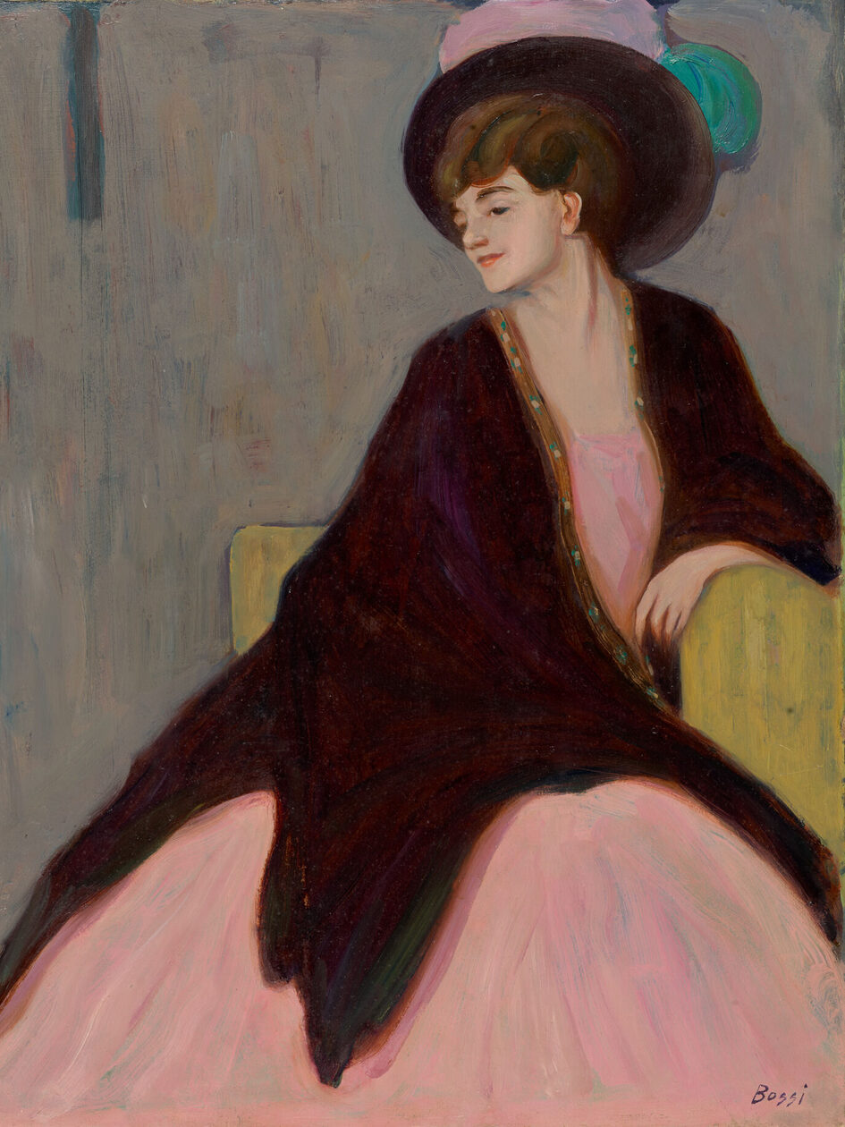 Erma Bossi, Portrait of Marianne von Werefkin, around 1910.